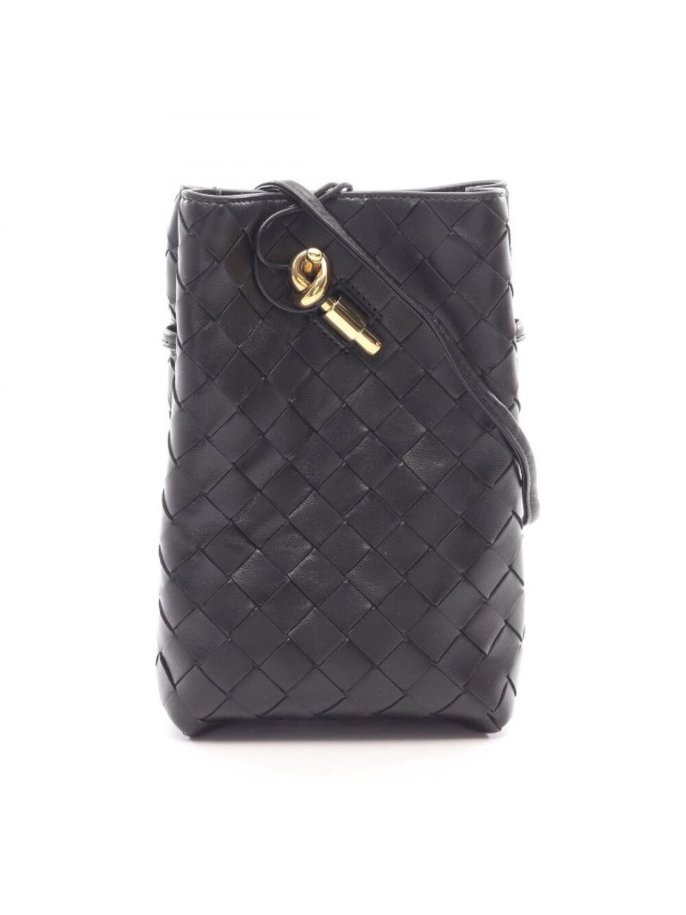 Bottega Veneta Shoulder Bag Andiamo Phone Pouch Leather